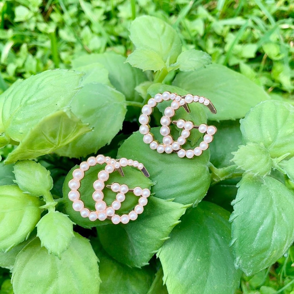 Rose Gold GG Earrings